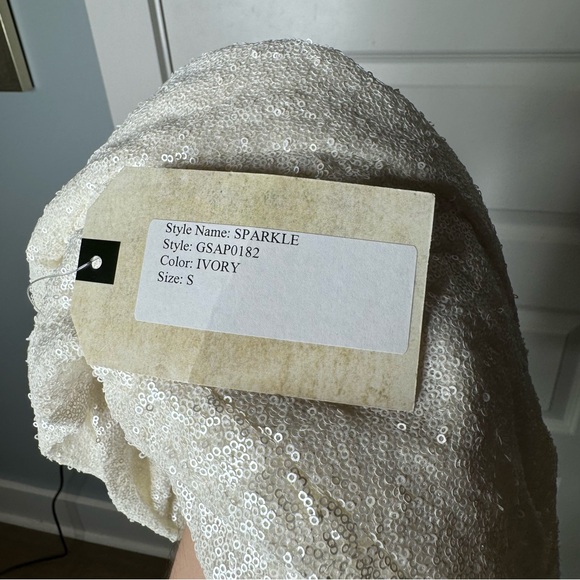 NWT Katie May Revolve Sparkle Dress in Ivory - Picture 10 of 16